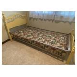 Twin Size Bed with Trundle