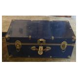 Footlocker Trunk with Baby Clothes