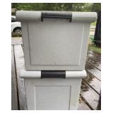 2 - Plastic File Totes