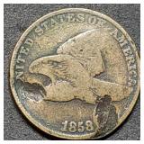 1858 Flying Eagle Cent