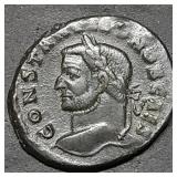 Ancient Roman Nummus Coin Constantine I Nice