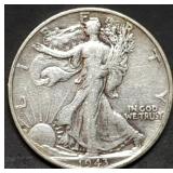 1943 Walking Liberty Silver Half Dollar