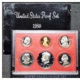 1980 US Mint Proof Set w/ SBA Dollar