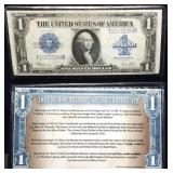 1923 $1 Silver Certificate Large Sized Banknote