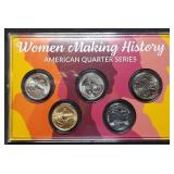 2023 American Women Quarter 5 -Coin Set