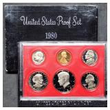 1980 US Mint Proof Set w/ SBA Dollar
