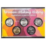 2023 American Women Quarter 5 -Coin Set