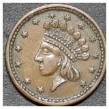 1864 Our Country Patriotic Civil War Token