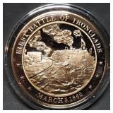 Franklin Mint 45mm Bronze US History Medal 1862
