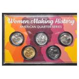 2022 American Women Quarter 5 -Coin Set