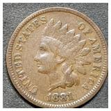 1881 Indian Head Cent High Grade