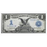 1899 $1 Black Eagle Silver Certificate AU+ Nice!