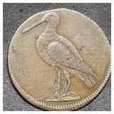 Scarce German States Snipe Heller c.1847