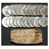 Kennedy Half Dollar Mixed Date 20-Coin Roll