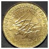 1958 Cameroun 5 Francs French Equatorial Africa