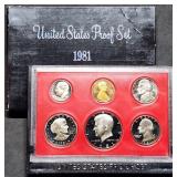 1981 US Mint Proof Set w/ SBA Dollar