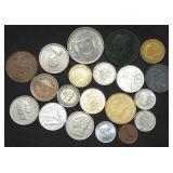 20 World Coins Antique to Modern Nice Lot