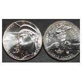 Pair of Brand New 2026 Comm. Half Dollars Gem BU