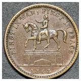 1863 Union For Ever Patriotic Civil War Token