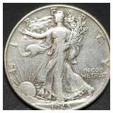 1945 Walking Liberty Silver Half Dollar