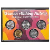 2022 American Women Quarter 5 -Coin Set