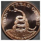 1oz Copper Bullion Don