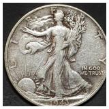 1943 Walking Liberty Silver Half Dollar