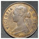 1865 Newfoundland Large Cent Canada