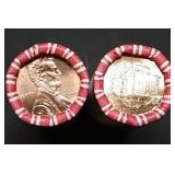 2009 Lincoln Bicentennial Penny 2 Gem BU Rolls