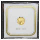 1911 $2.50 Indian Head Gold Quarter Eagle BU