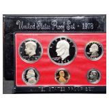 1978 US Mint Proof Set w/ Ike Dollar