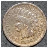 1864 L Lincoln Wheat Cent, Better Date