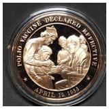 Franklin Mint 45mm Bronze US History Medal 1955