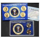 2011 P & D Rutherford B Hayes Presidential $1 Set