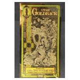 2023 Utah Goldback 1/1000th Troy Oz 24k Gold Note