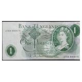 1960s Bank of England One Pound Banknote