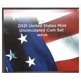 2021 Denver Uncirculated Coin Mint Set