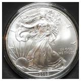 2009 1oz Silver Eagle BU in Capsule