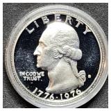 1976 Bicentennial Proof Silver Drummer Boy Quarter