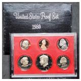 1980 US Mint Proof Set w/ SBA Dollar