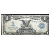 1899 $1 Black Eagle Silver Certificate VF Nice