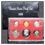 1980 US Mint Proof Set w/ SBA Dollar
