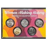 2023 American Women Quarter 5 -Coin Set