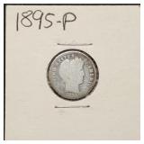1895 Barber Silver Dime