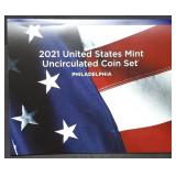 2021 Philadelphia Uncirculated Coin Mint Set