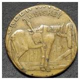 Green River Whiskey Token on Smaller Flan