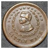 1863 Little Mack Patriotic Civil War Token