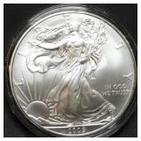 2009 1oz Silver Eagle BU in Capsule