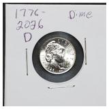 2026 D Brand New Design 250th Anniv. Dime BU