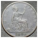 1893 Great Britain Large Cent